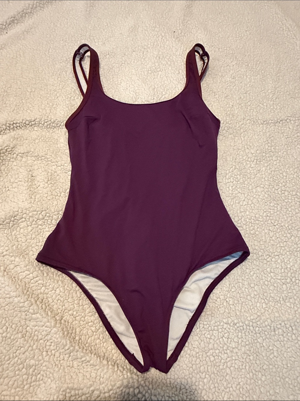 BCBGeneration Plum One-Piece Swimsuit